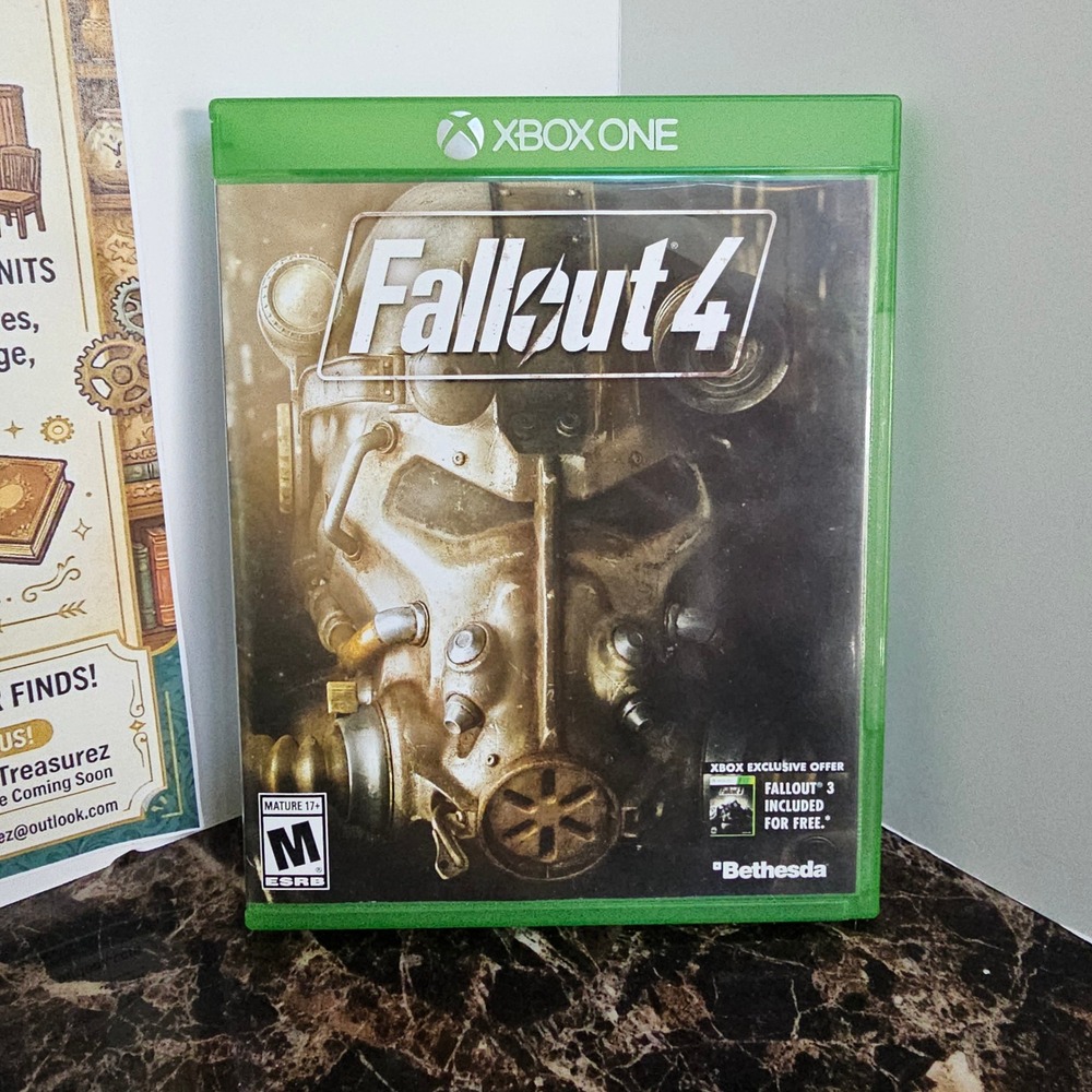 Fallout 4 Xbox‎ One Bethesda Softworks Action RPG Video Game Disc 2015
